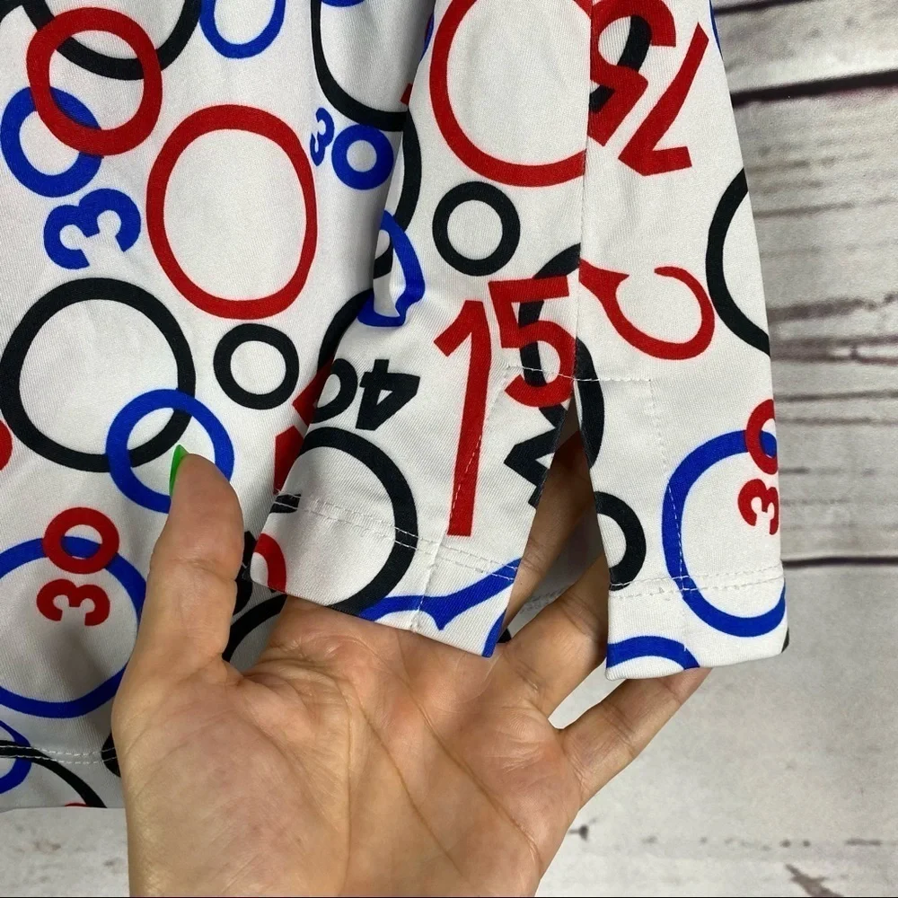 VINTAGE TAIL white tennis mini skirt Sz M - Picture 2 of 6